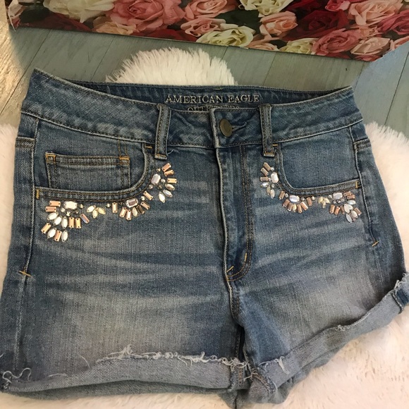 💜American Eagle bling shorts💜 - Picture 2 of 3